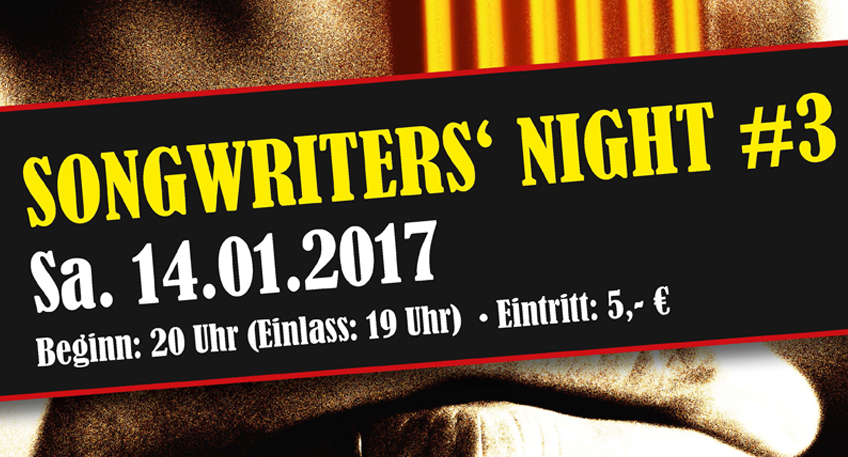 Songwriters‘ Night #3 im Mindener Bunker