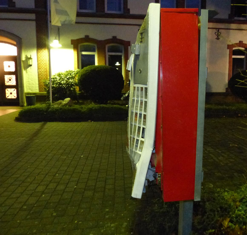 Erneut Zigarettenautomaten an der Artilleriestra&szlig;e aufgesprengt