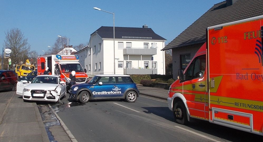 Kollision beim Abbiegen