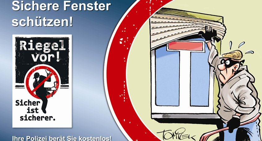 Polizei ber&auml;t auf Messe zum Thema Einbruchsschutz