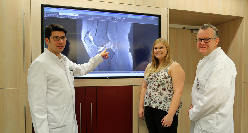 Neue Behandlungsmethode bei Kreuzbandrissen am JWK