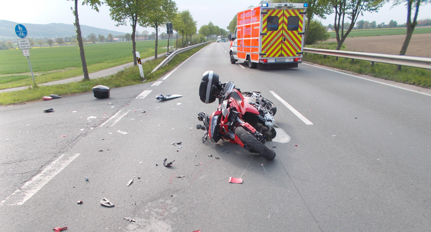 Motorradfahrer bei Unfall schwer verletzt