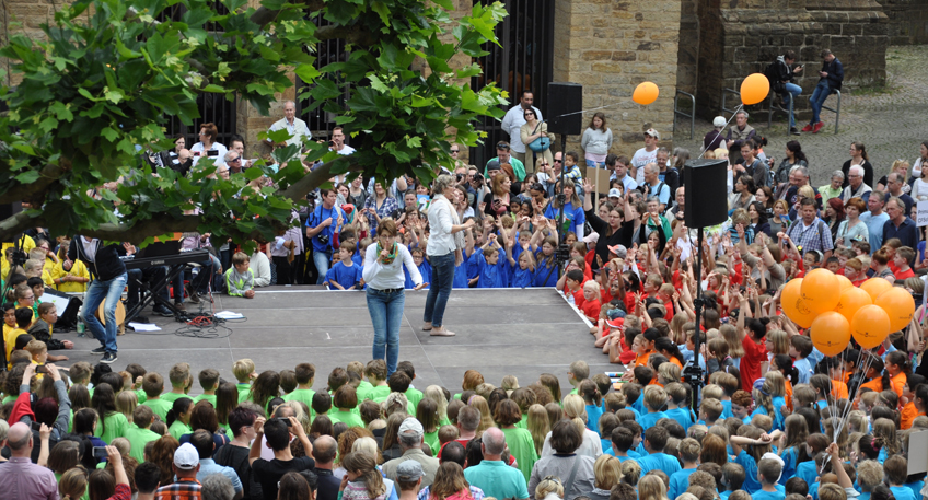 Projekt 'Minden singt!' feiert großes Singfest Projekt 'Minden singt!' feiert großes Singfest