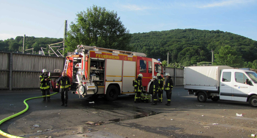 Brand in Müll-Sortieranlage schnell gelöscht