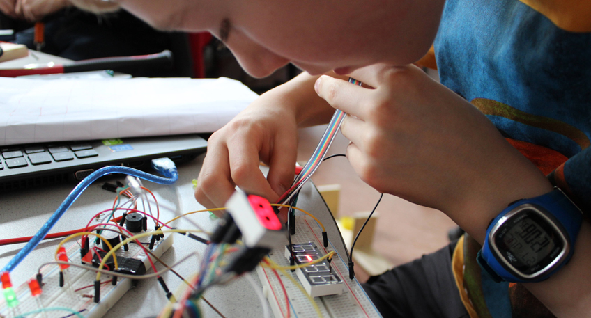 Jugend hackt in der Stadtbibliothek Minden