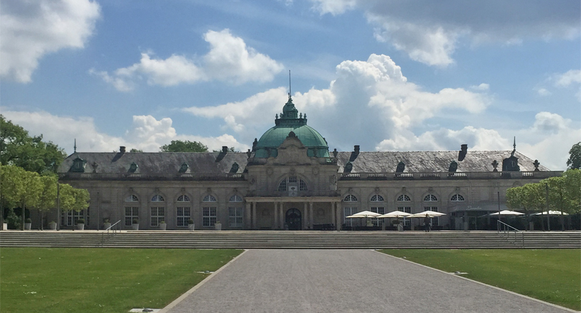 Bauarbeiten am Kurpark