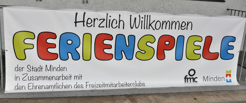 600 Kinder haben viel Spa&szlig; bei den Ferienspielen in Minden