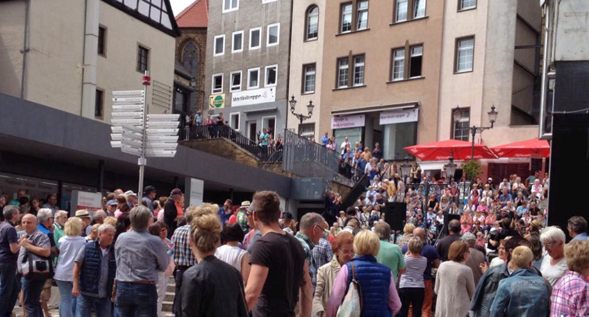 'Rare Tones' geben Konzert auf der Martinitreppe 'Rare Tones' geben Konzert auf der Martinitreppe