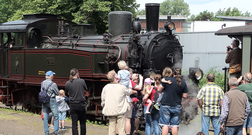 Museumseisenbahn im August zweimal unter Dampf