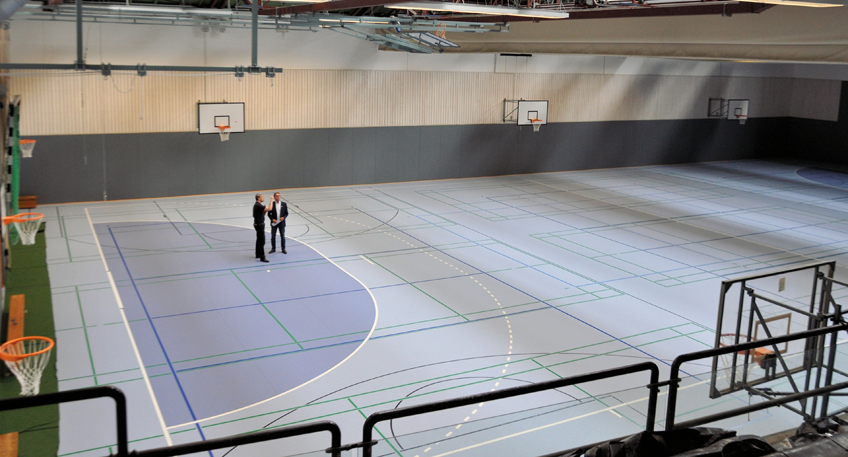 Dreifachhalle in H&auml;verst&auml;dt seit Mai 'wieder am Netz'