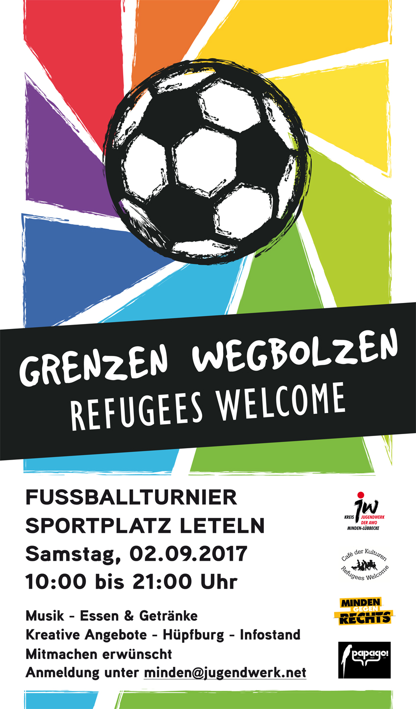 Fußballturnier "Grenzen wegbolzen!" in Leteln Fußballturnier "Grenzen wegbolzen!" in Leteln