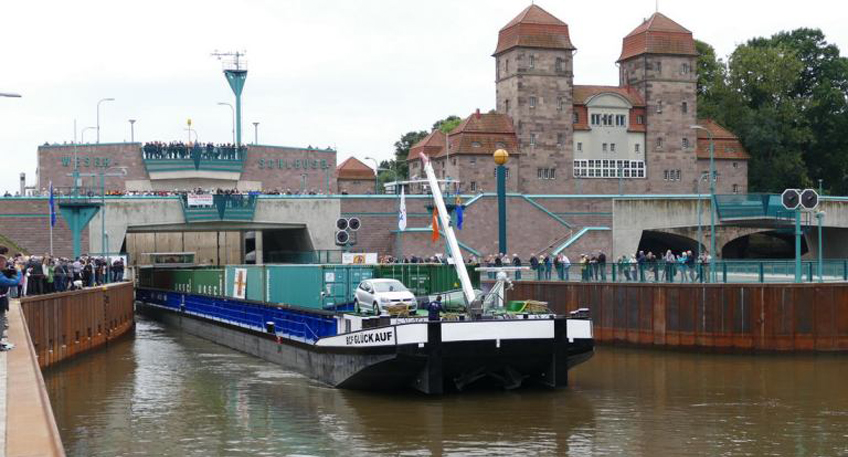 Die Schleuse ist eine Mindener Erfolgsgeschichte