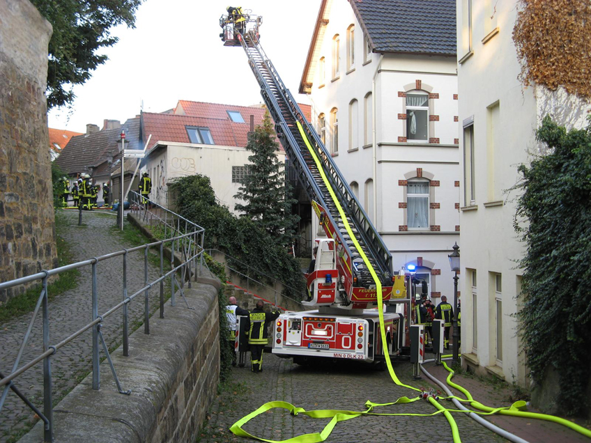 Brand in der Altstadt sorgt für Großeinsatz der Feuerwehr Brand in der Altstadt sorgt für Großeinsatz der Feuerwehr