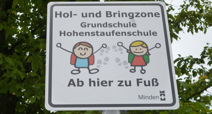 Erste 'Elternhaltestelle' in Minden