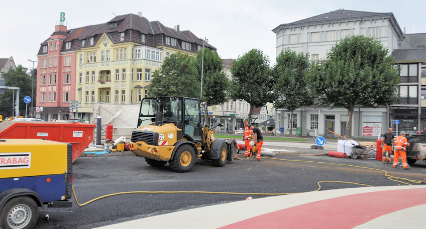 Weserbrücke: Bauarbeiten liegen gut im Zeitplan