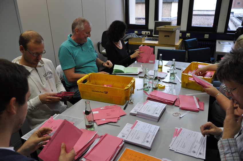 Blick hinter die Kulissen einer Bundestagswahl in Minden