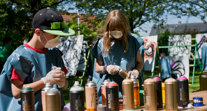 Graffiti Event mit internationalen Künstlern in Minden