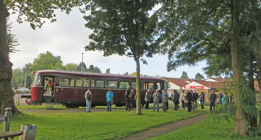 Unterwegs im historischen Schienenbus