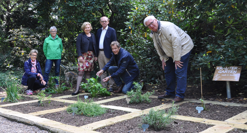Kr&auml;utergarten auf Alten Friedhof wieder zum Leben erweckt