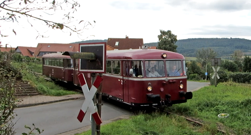 Letzte Schienenbusfahrt in diesem Jahr