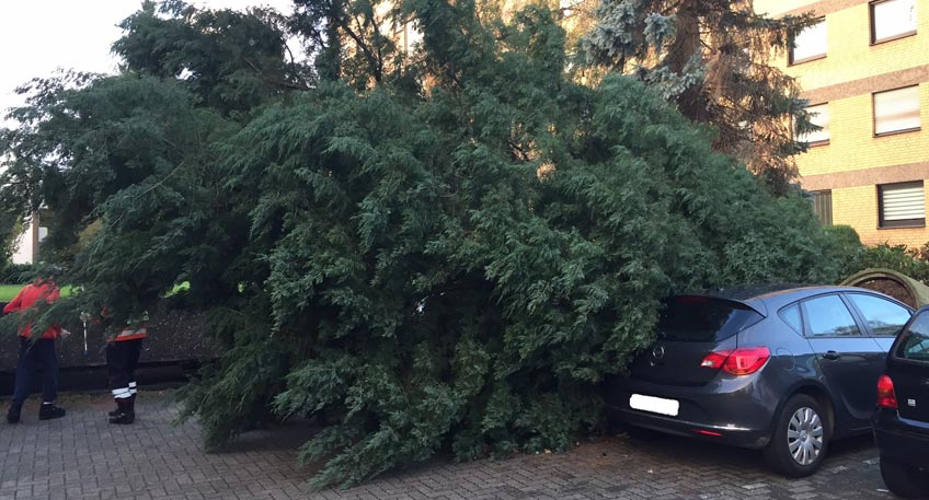 Unwetterbedingte Eins&auml;tze f&uuml;r die Feuerwehren in B&uuml;ckeburg