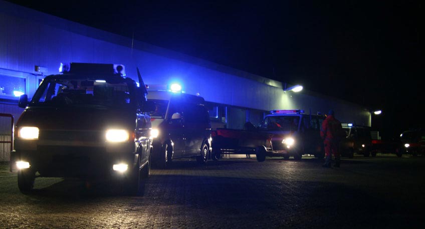 Brandserie hält Feuerwehr und Polizei in Atem