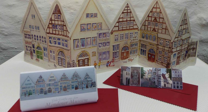Das Mindener Museum packt Advents-Päckchen