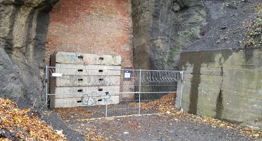 Neue Sicherung gegen Einbruchsversuche im Jakobsberg