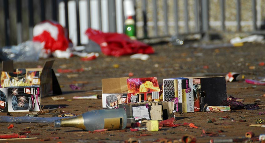 Silvesterfeuerwerk - Des einen Freud ist des anderen Leid