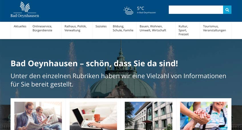 neuer internetauftritt bad oeynhausen