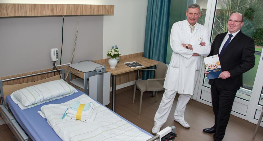 Klinik in Bad Oeynhausen teilweise 'Hotel-artig' ausgebaut