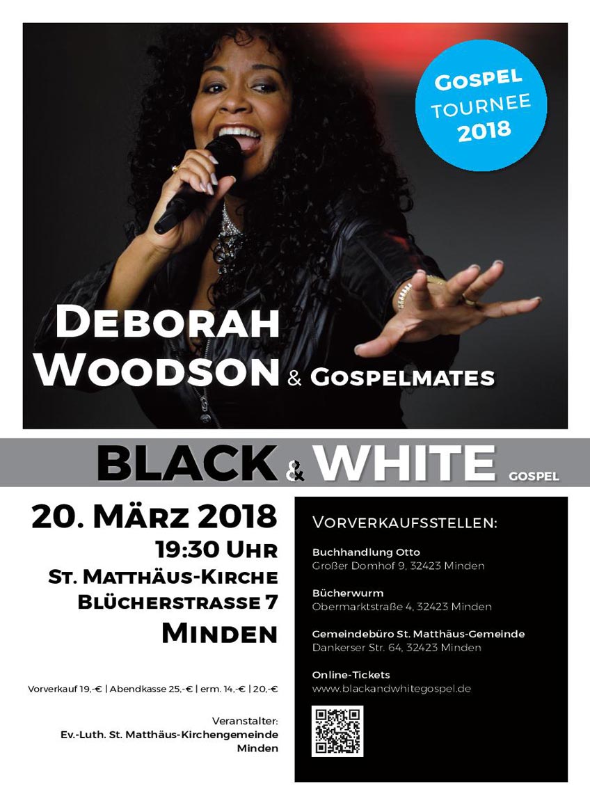Deborah Woodson und der Mindener Gospelchor ‚EfunGELIUM‘