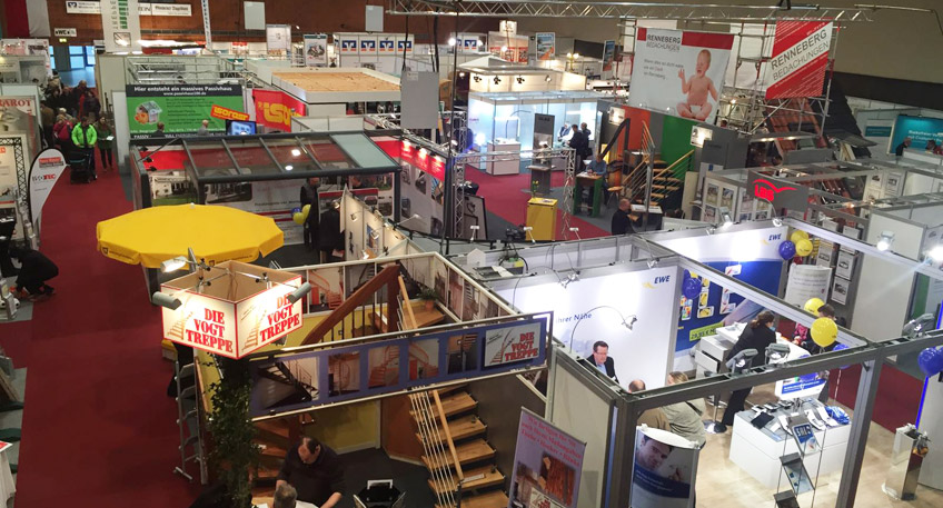 Mindener 'Bau- & Energiemesse' in der Kampa Halle
