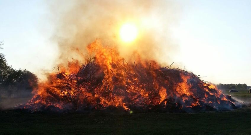 Übersicht: 24 Osterfeuer in Minden angemeldet