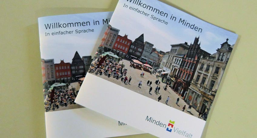 Willkommensbrosch&uuml;re in einfacher Sprache