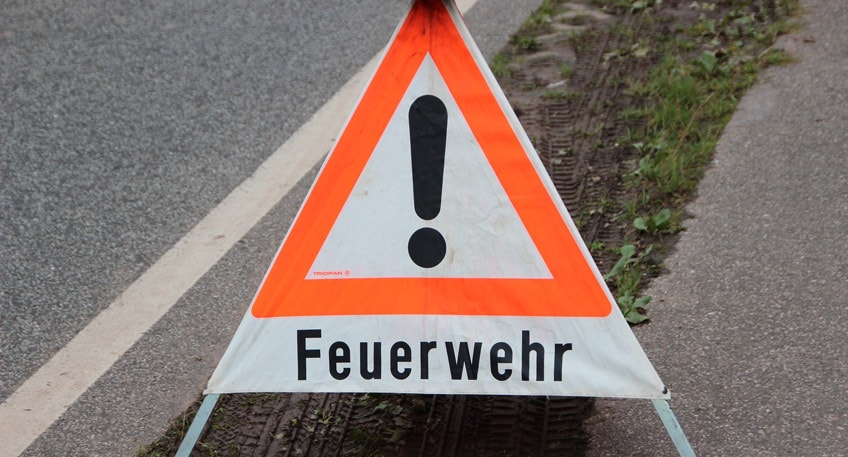 Suche nach Brandursache in Milchviehbetrieb