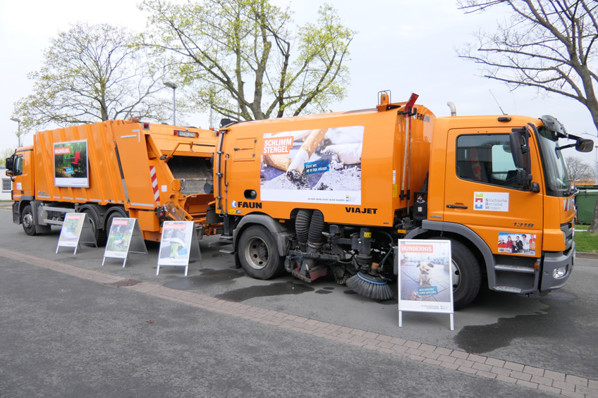 „DU BIST DEINE STADT. BLEIB SAUBER“: Mit diesem Slogan werben die Städtischen Betriebe Minden (SBM) ab jetzt mit einer neuen Plakatkampagne für mehr Sauberkeit in der Weserstadt. „Damit wollen wir möglichst viele Mindenerinnen und Mindener animieren, gut mit ihrer Stadt umzugehen und die Angebote zur Abfallentsorgung konsequent zu nutzen“, erklärt Betriebsleiter Peter Wansing die Idee der Kampagne.