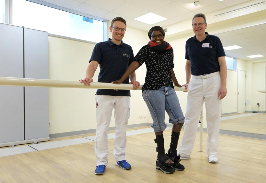 Technische Orthop&auml;die erm&ouml;glicht einer 28-J&auml;hrigen das Laufen