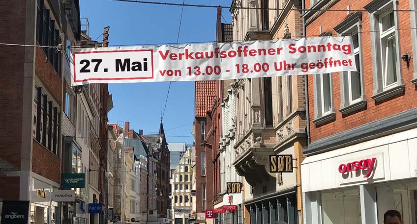 Verkaufsoffener Sonntag in Minden nur im Innenstadtbereich