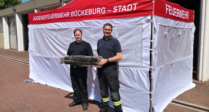 Neue Ausrüstung für Jugendfeuerwehr Bückeburg-Stadt