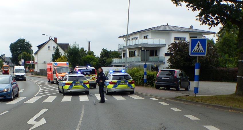 Notarzt-Einsatz: Mit E-Roller gestürzt Notarzt-Einsatz: Mit E-Roller gestürzt