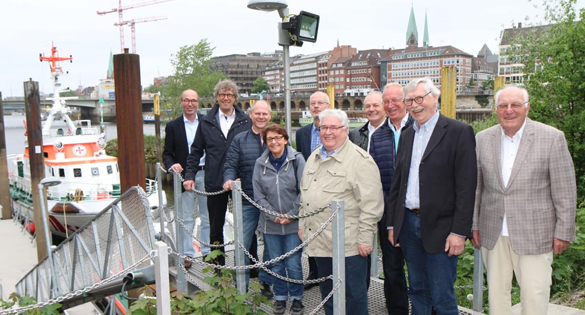 Mindener Delegation besucht Zentrale der DGzRS in Bremen