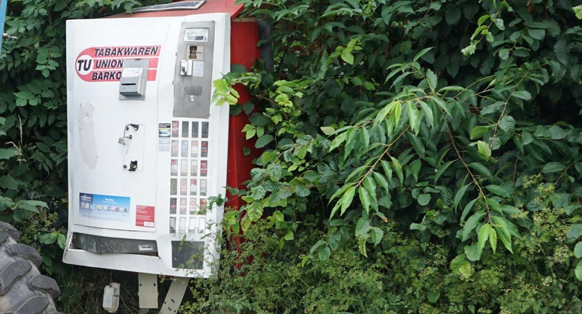 Zigarettenautomat in Leteln gesprengt