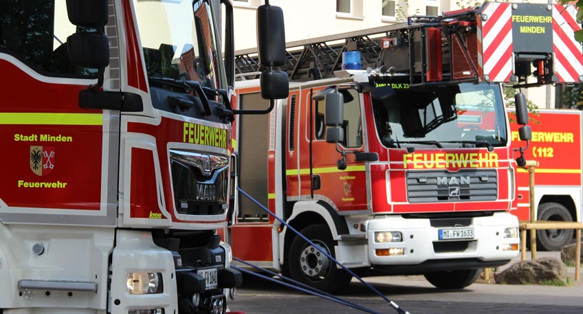 Feuerwehr-Einsatz: Brand im Simeonscarre