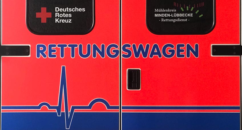 Schwer verletzt: Petershäger verunfallt mit Motorrad