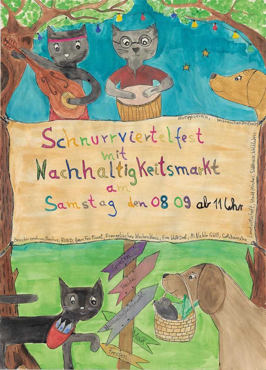 Schnurrviertelfest & Nachhaltigkeitsmarkt in der Altstadt