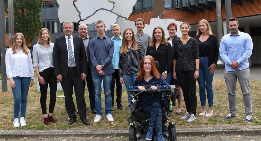 Neue Auszubildende bei der Kreisverwaltung