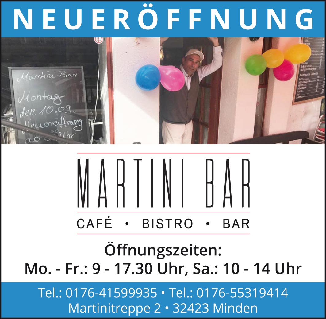 20180914 hallo minden neueroeffnung martini bar