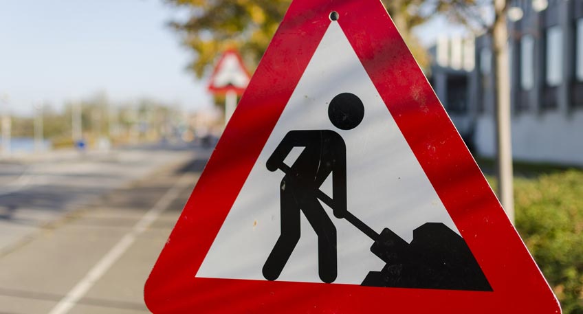 Bauarbeiten sorgen für Verkehrsbeschränkungen