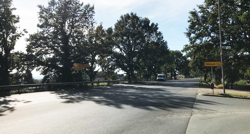 20181023 hallo minden todtenhausen bremer strasse b61 markierungen fehlen warum